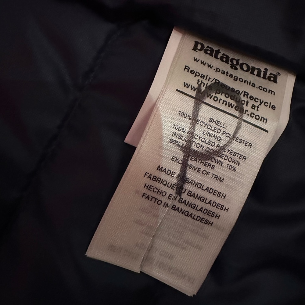 Patagonia down puffer sweater jacket - Picture 5 of 9